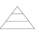 three-tiered triangle